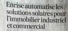 Enrise automatise les solutions solaires